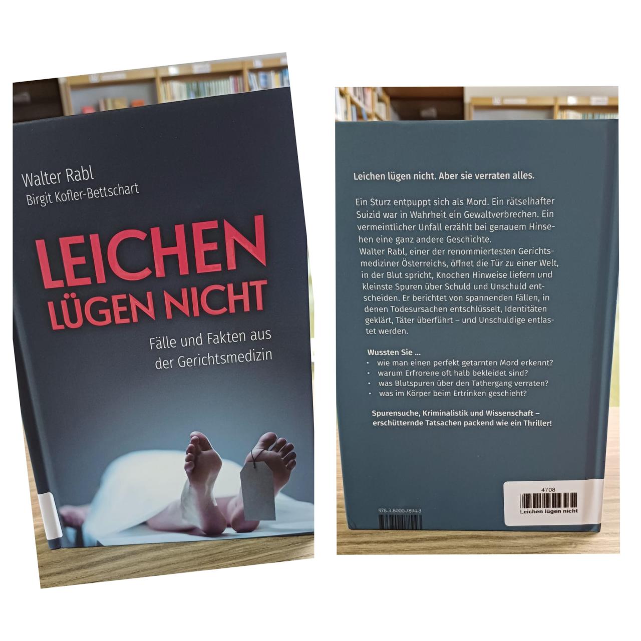 Buch Leichen lügen nicht