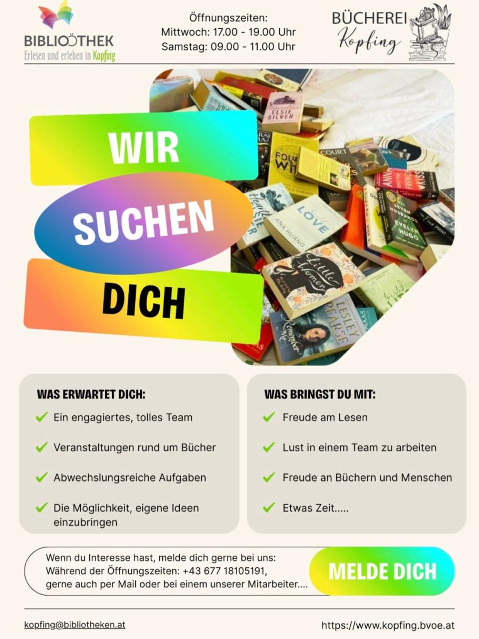 Wir suchen dich